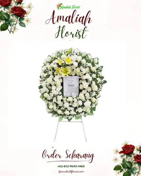 Krans Bunga Duka maja